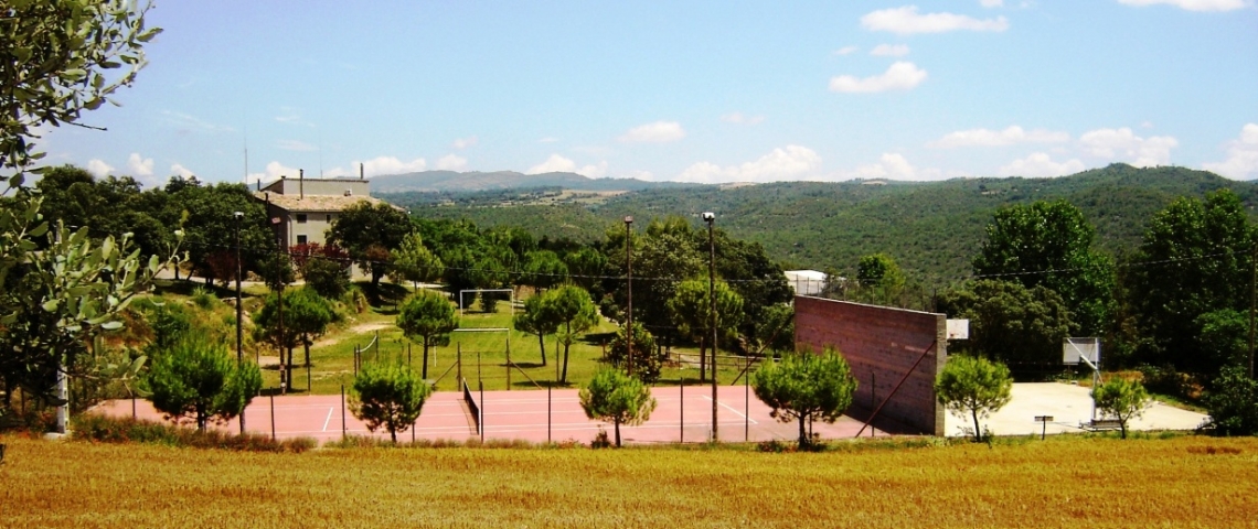 Vista exterior casa rural. Natura meravellosa.